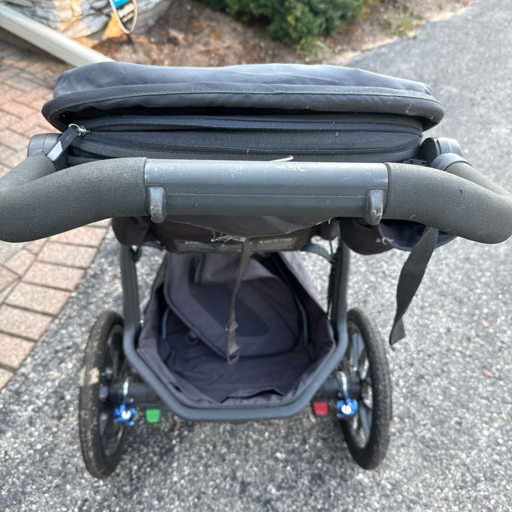 Sleek Black Jogging Stroller